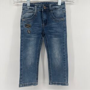Philipp Plein Distressed Blue Kids Jeans